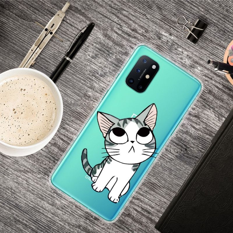Hoesje voor OnePlus 8T Kijk Naar De Grijze Kat