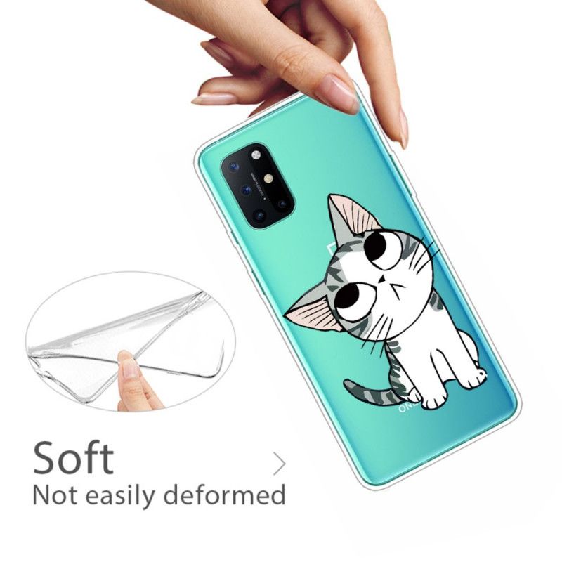Hoesje voor OnePlus 8T Kijk Naar De Grijze Kat