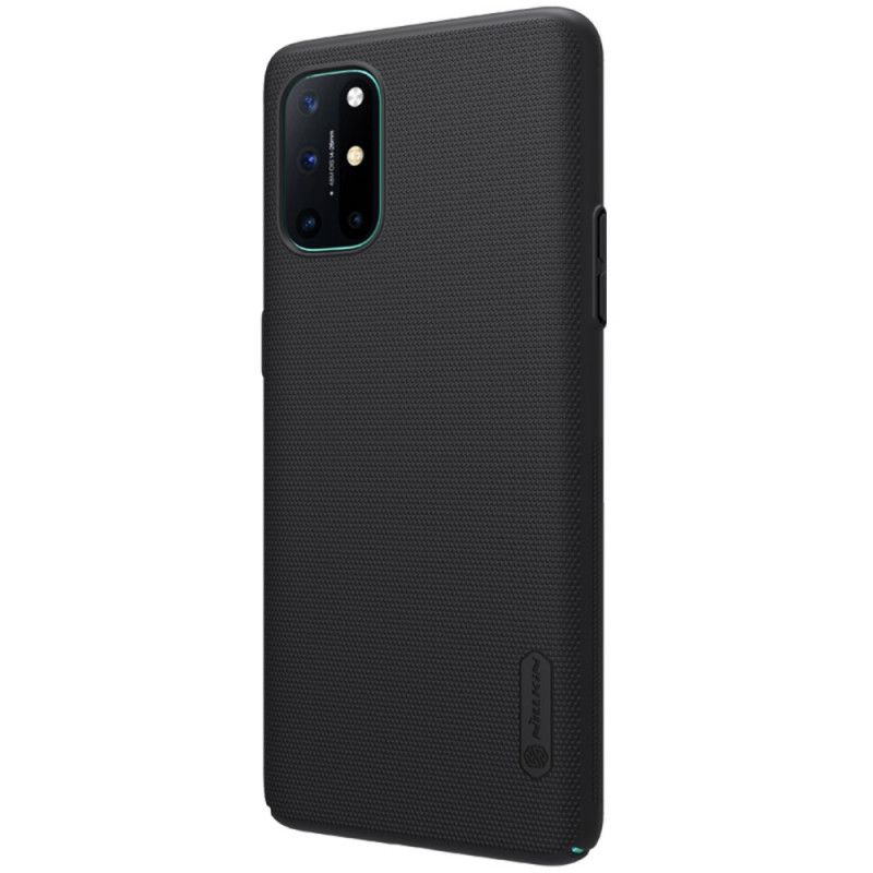 Hoesje voor OnePlus 8T Rood Zwart Stijve Frosted Nillkin