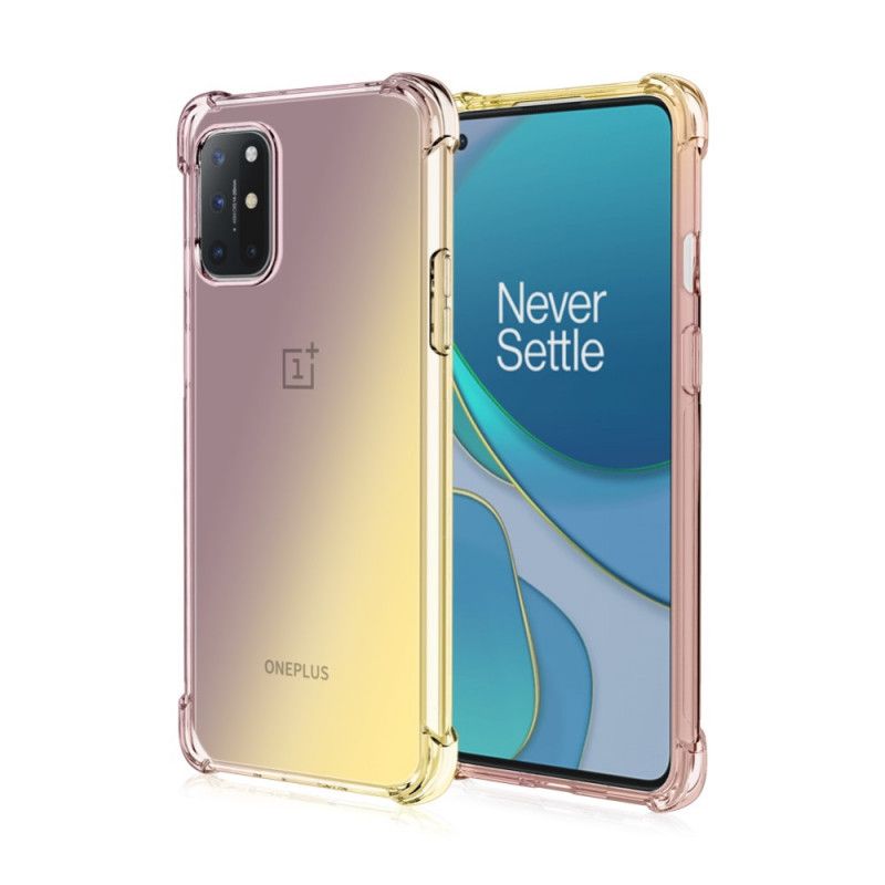 Hoesje voor OnePlus 8T Roze Magenta Kleurverloop