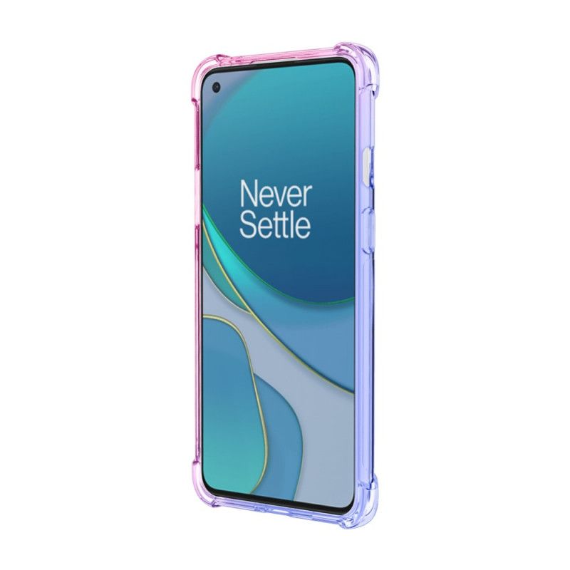 Hoesje voor OnePlus 8T Roze Magenta Kleurverloop