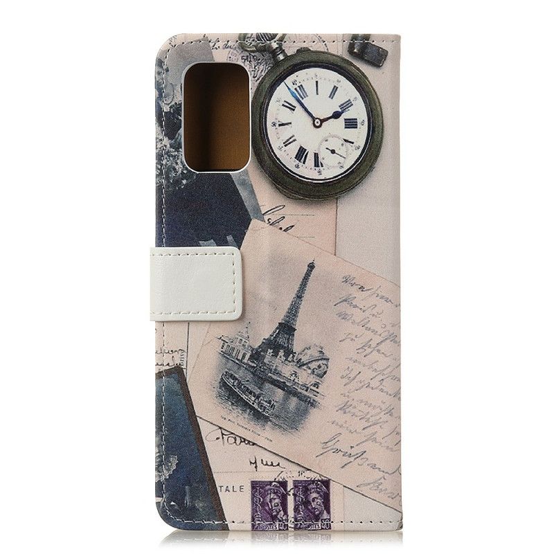 Leren Hoesje OnePlus 8T Eiffeltoren Van De Dichter