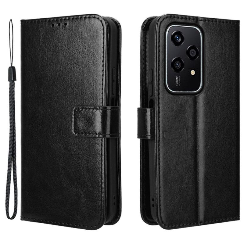 Leren Hoesje Honor 200 Lite Flitsend Kunstleer Met Riem Bescherming Hoesje