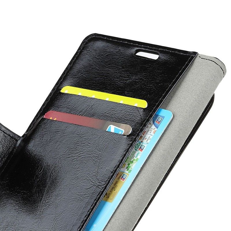 Bescherming Hoesje Huawei P30 Rood Zwart Retro Kunstleer