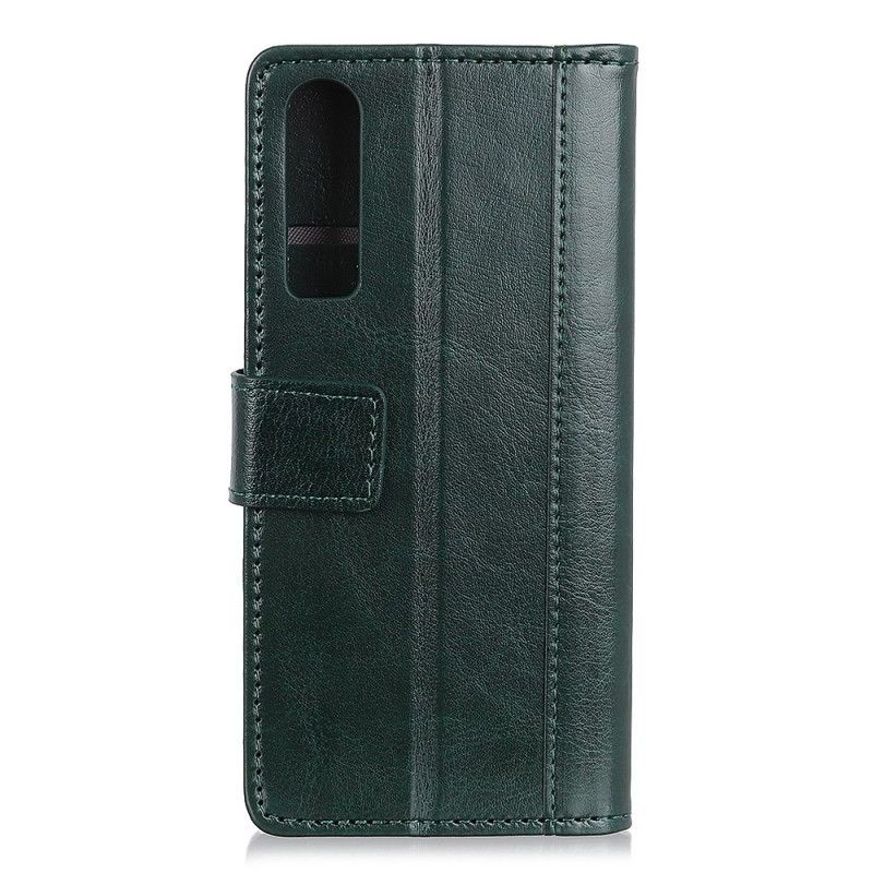 Bescherming Hoesje Huawei P30 Telefoonhoesje Antiek Leereffect