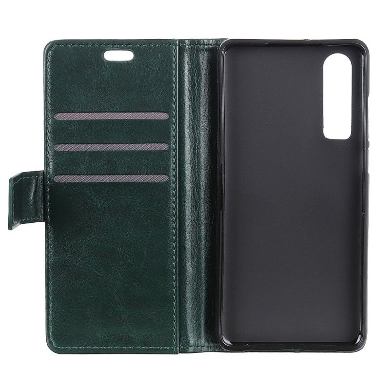 Bescherming Hoesje Huawei P30 Telefoonhoesje Antiek Leereffect