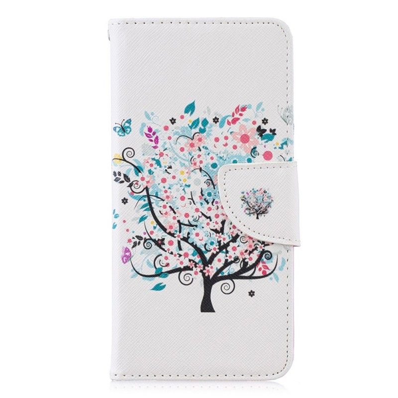 Bescherming Hoesje Huawei P30 Telefoonhoesje Bloemrijke Boom