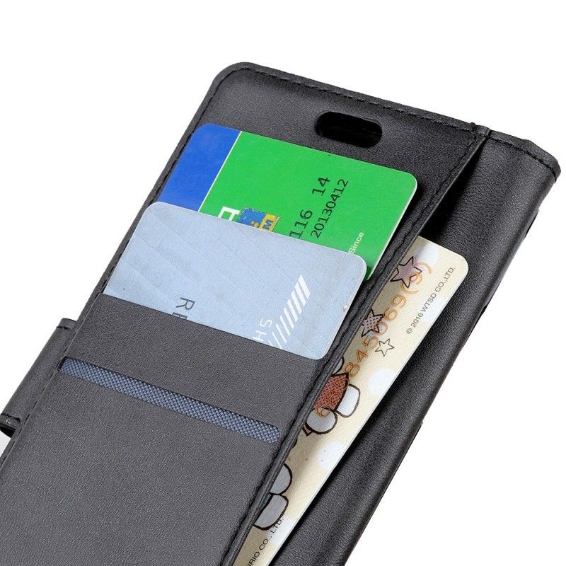 Bescherming Hoesje Huawei P30 Telefoonhoesje Retro Mat Leereffect