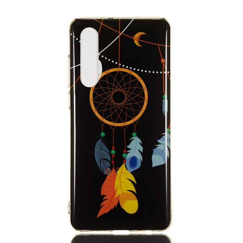 Case Hoesje Huawei P30 Telefoonhoesje Unieke Fluorescerende Dromenvanger