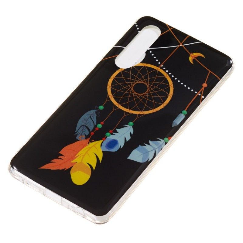 Case Hoesje Huawei P30 Telefoonhoesje Unieke Fluorescerende Dromenvanger