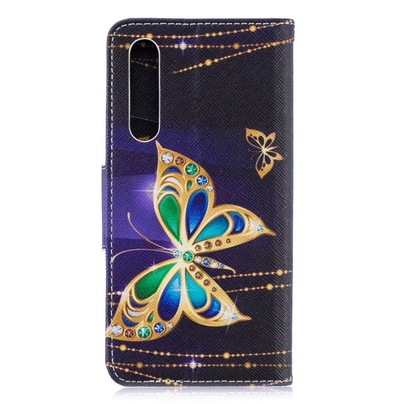 Cover Folio-hoesje Huawei P30 Telefoonhoesje Magische Vlinder