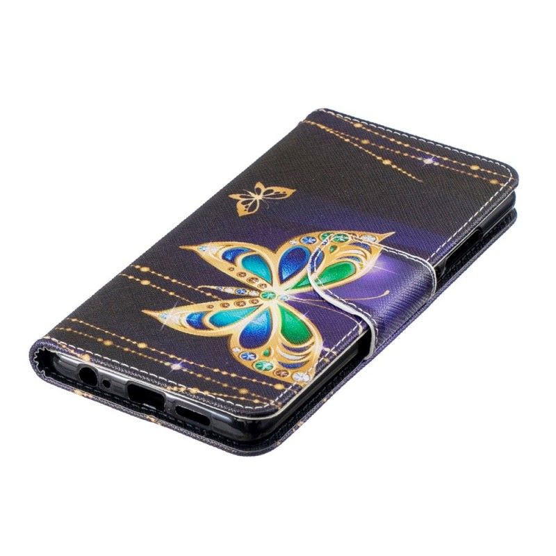 Cover Folio-hoesje Huawei P30 Telefoonhoesje Magische Vlinder