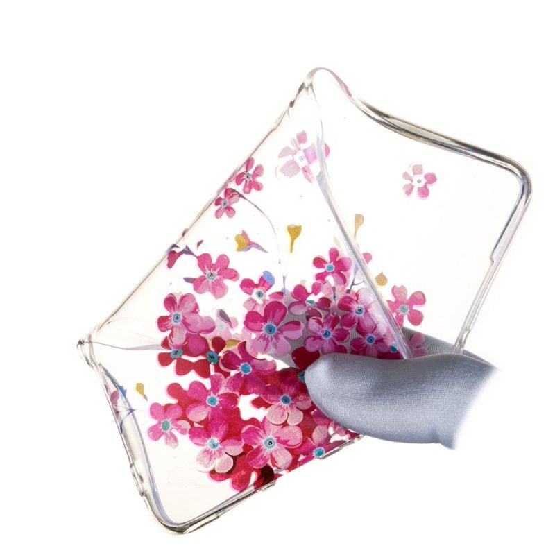 Cover Hoesje Huawei P30 Telefoonhoesje Gele En Magenta Bloemen