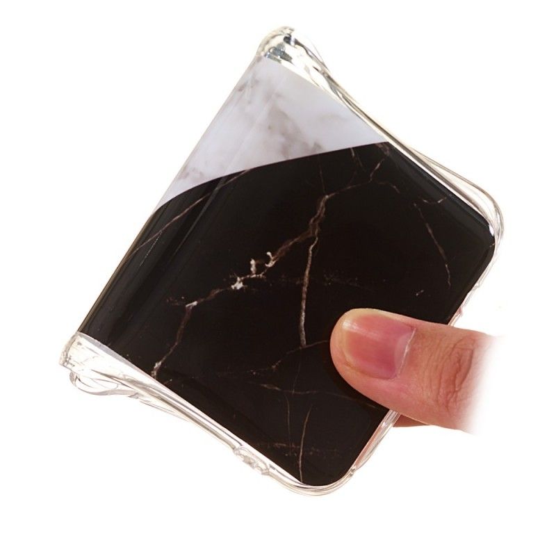 Cover Hoesje Huawei P30 Telefoonhoesje Geometrisch Marmer