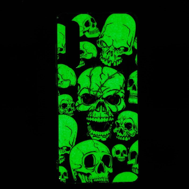 Hoesje Huawei P30 Aandacht Fluorescerende Schedels