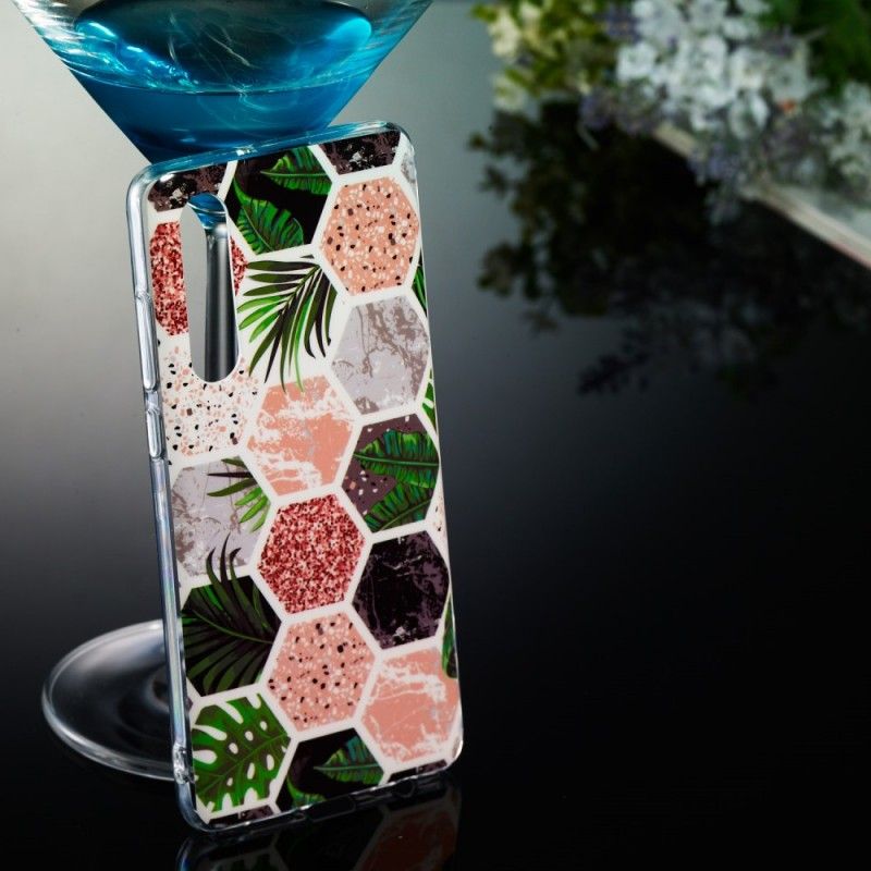 Hoesje Huawei P30 Bijenkorf En Gras Glitter