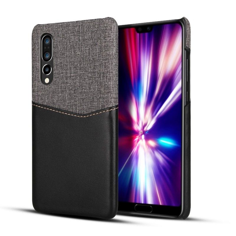 Hoesje Huawei P30 Bruin Zwart Sleuf