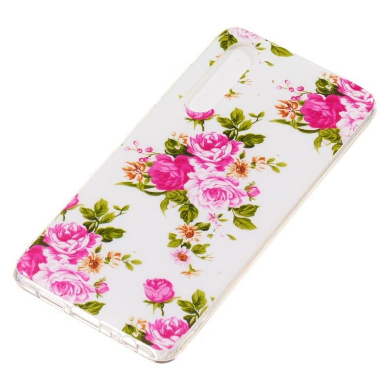Hoesje Huawei P30 Fluorescerende Vrijheidsbloemen