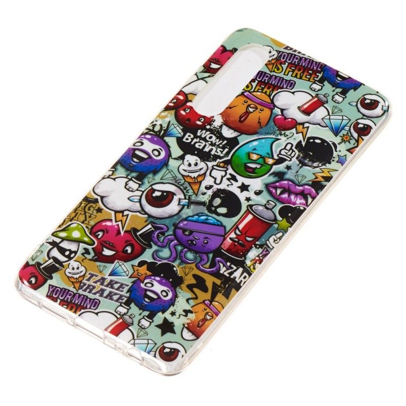 Hoesje Huawei P30 Fluorescerende Waanzin