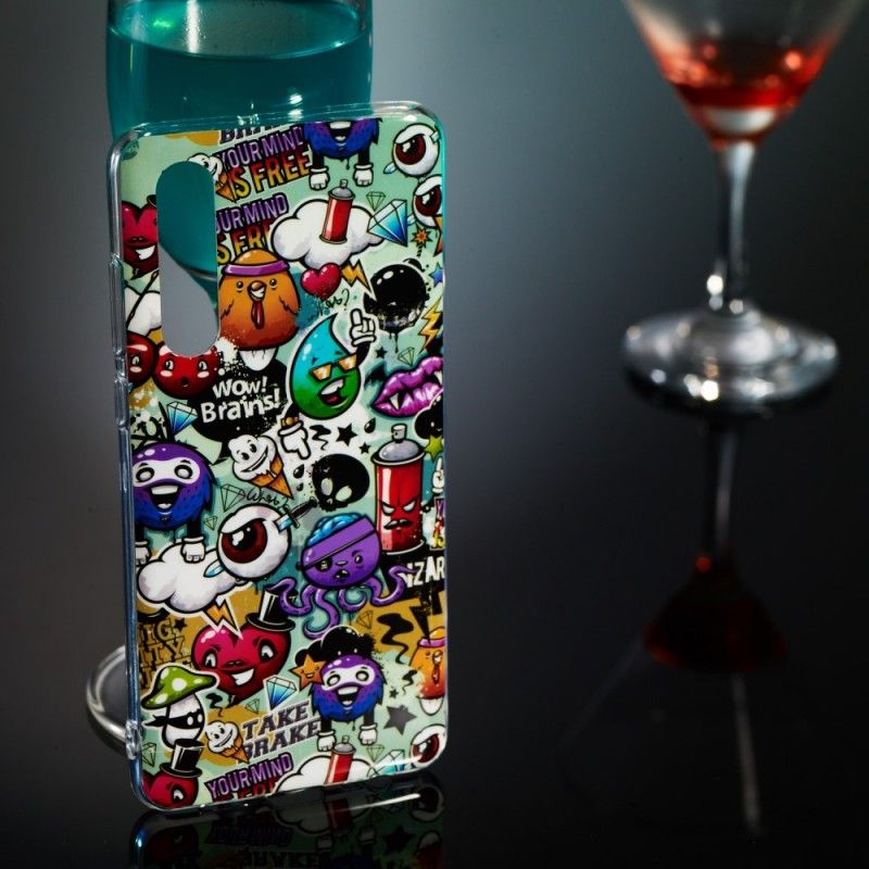 Hoesje Huawei P30 Fluorescerende Waanzin