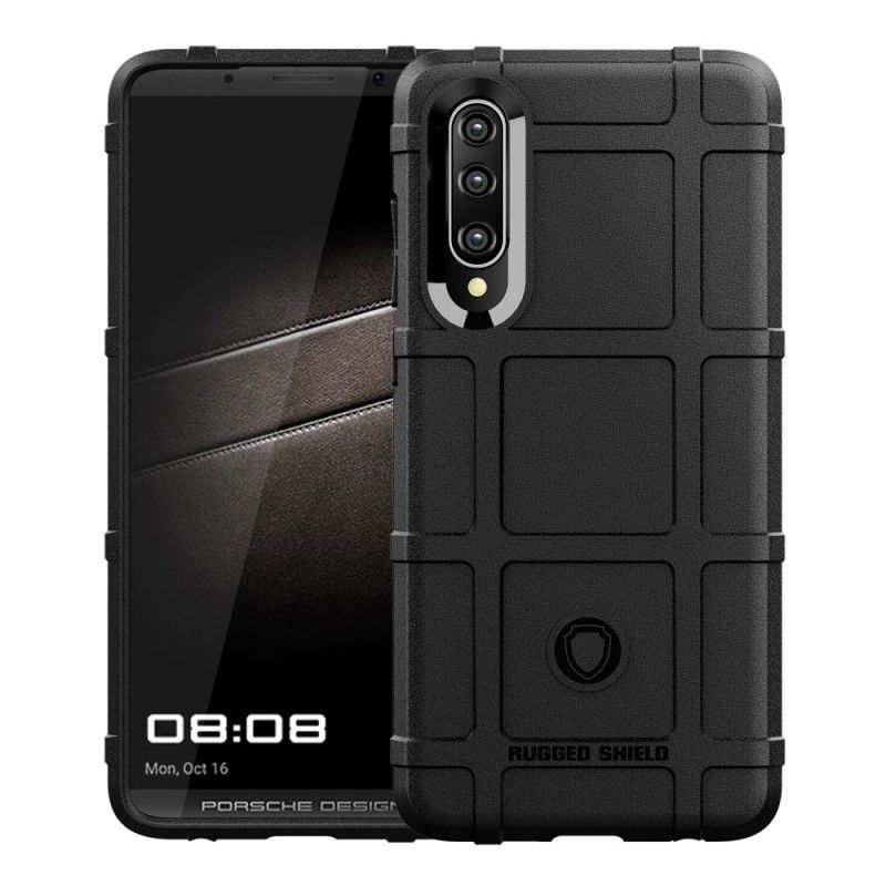 Hoesje Huawei P30 Grijs Zwart Robuust Schild