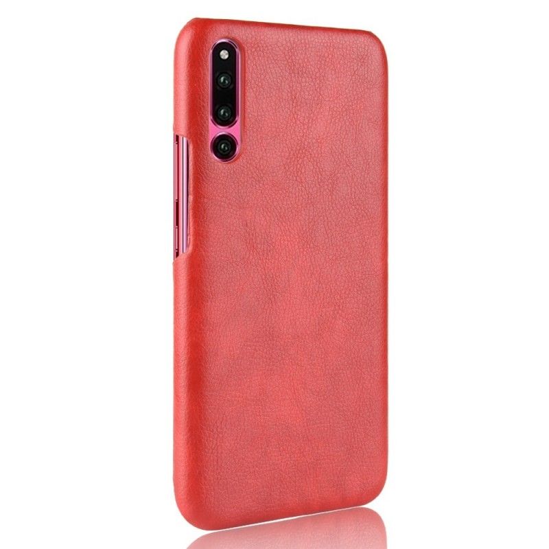 Hoesje Huawei P30 Prestatie Lychee Leereffect