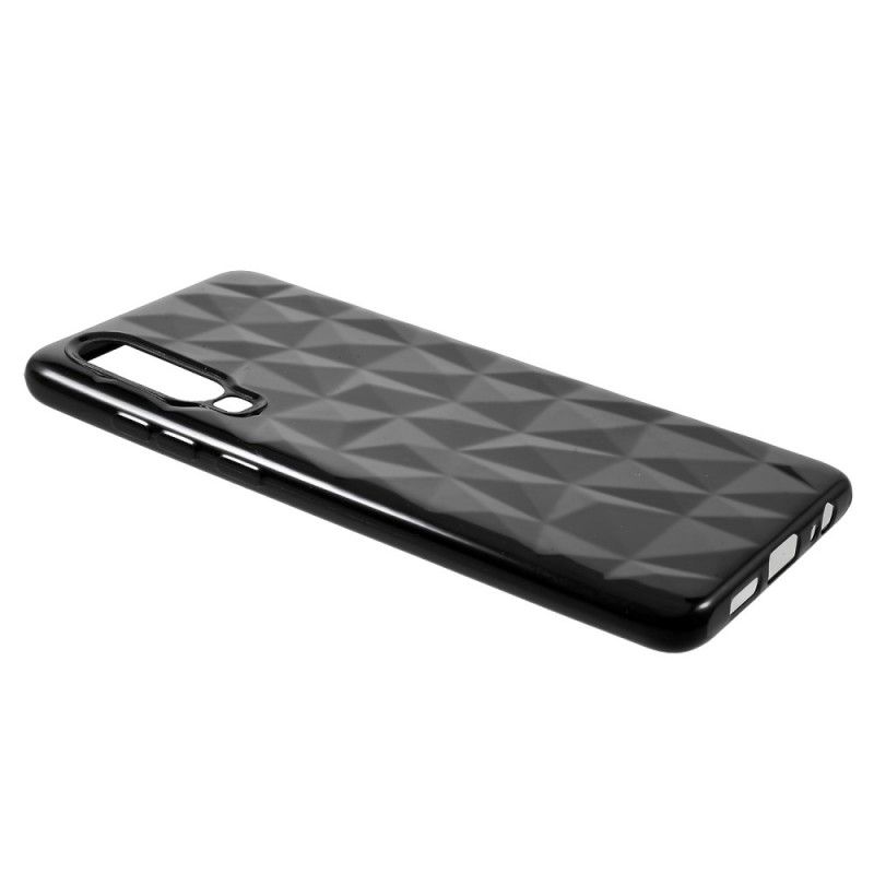 Hoesje Huawei P30 Telefoonhoesje Diamanttextuur