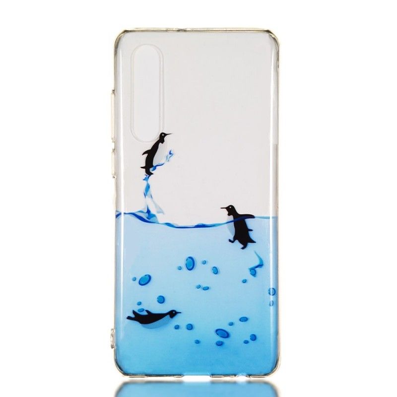 Hoesje Huawei P30 Transparant Pinguïnspel