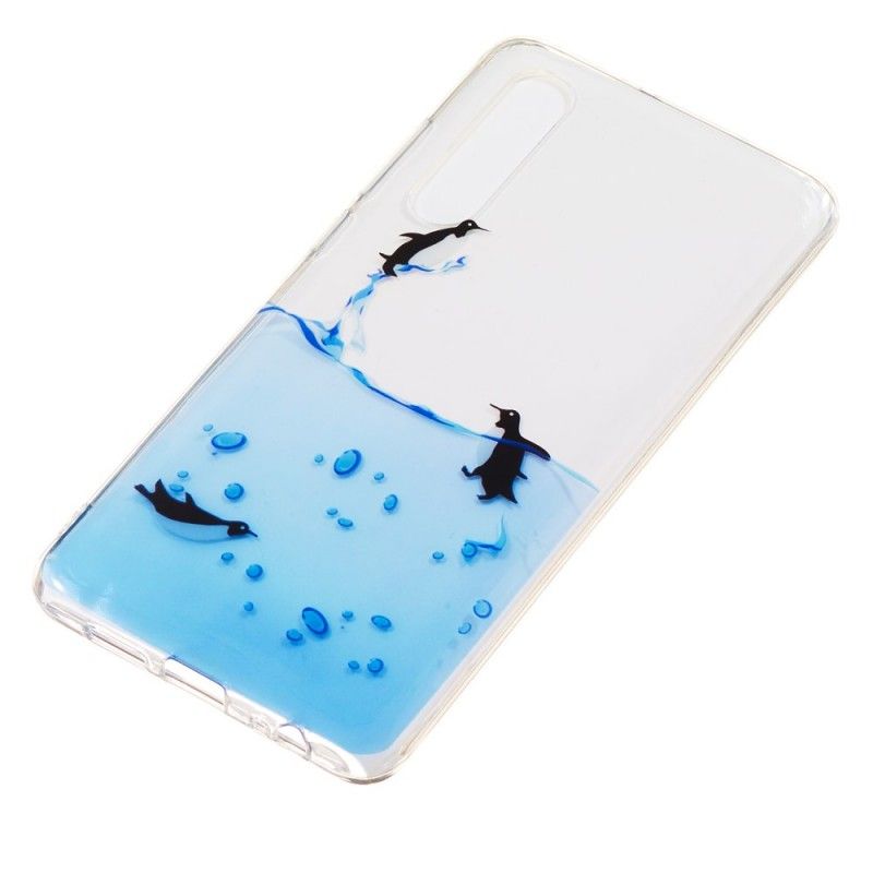 Hoesje Huawei P30 Transparant Pinguïnspel