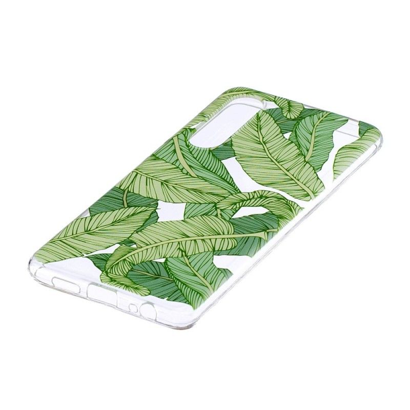 Hoesje Huawei P30 Transparante Grafische Bladen