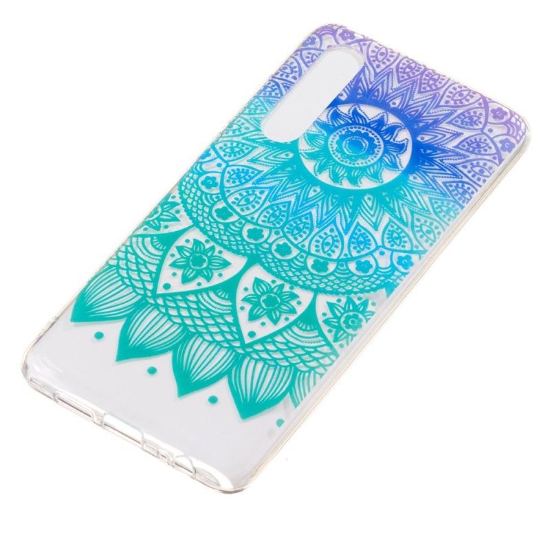 Hoesje Huawei P30 Transparante Kleurrijke Mandala