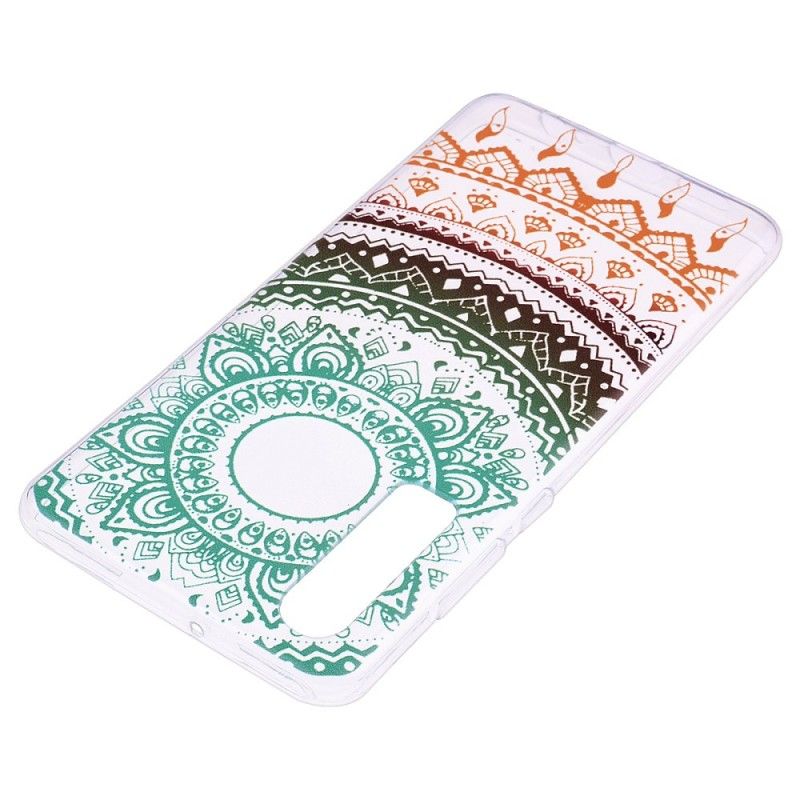 Hoesje Huawei P30 Transparante Kleurrijke Mandala