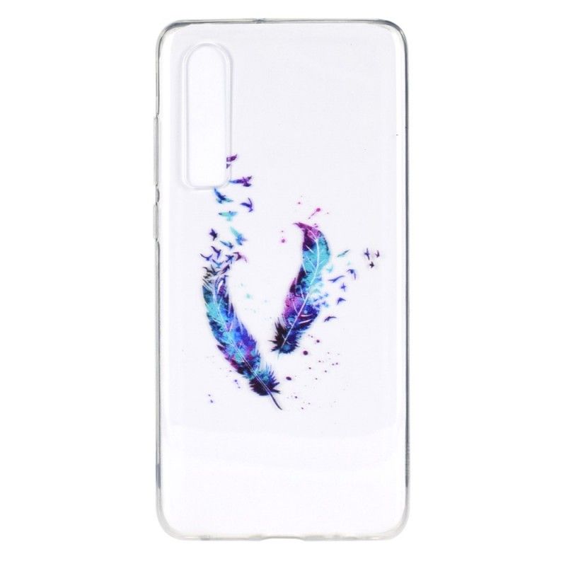 Hoesje Huawei P30 Transparante Veren