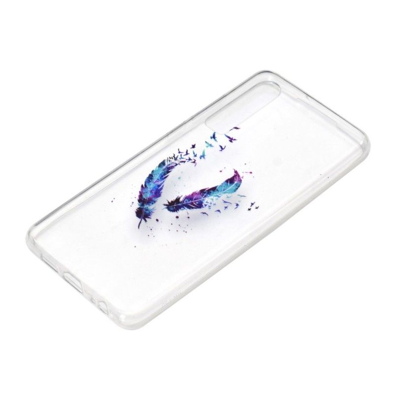 Hoesje Huawei P30 Transparante Veren