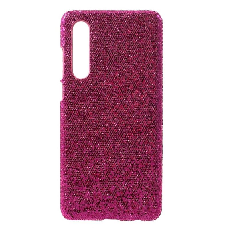 Hoesje Huawei P30 Zwart Pailletten