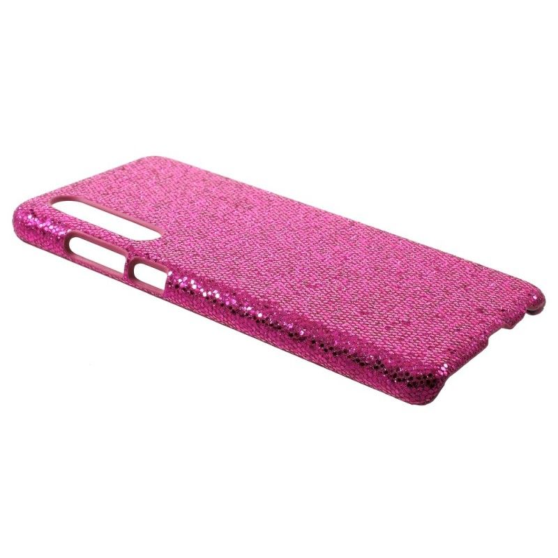 Hoesje Huawei P30 Zwart Pailletten
