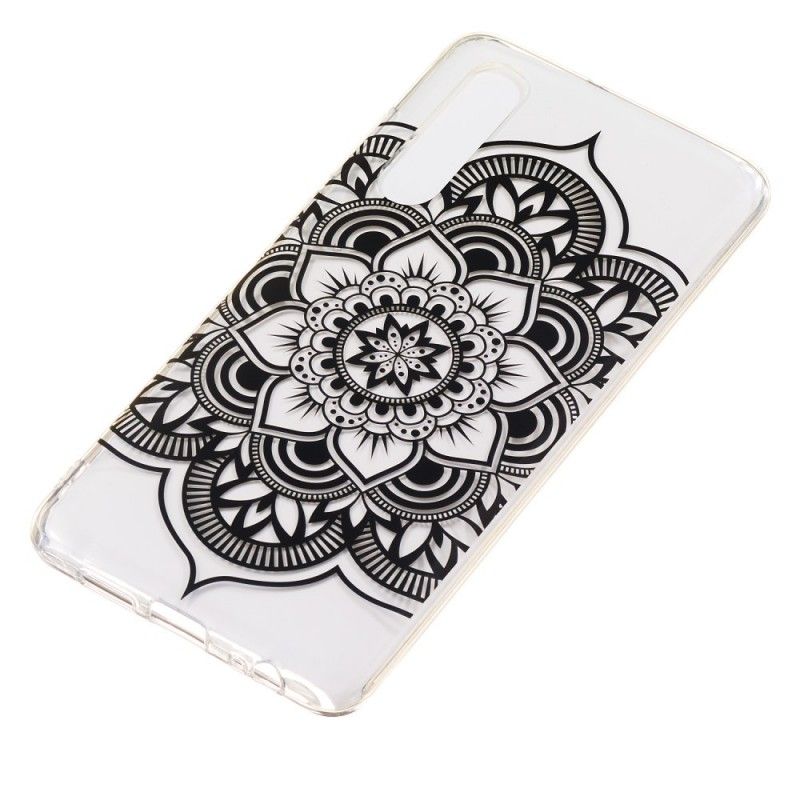 Hoesje Huawei P30 Zwarte Mandala Art
