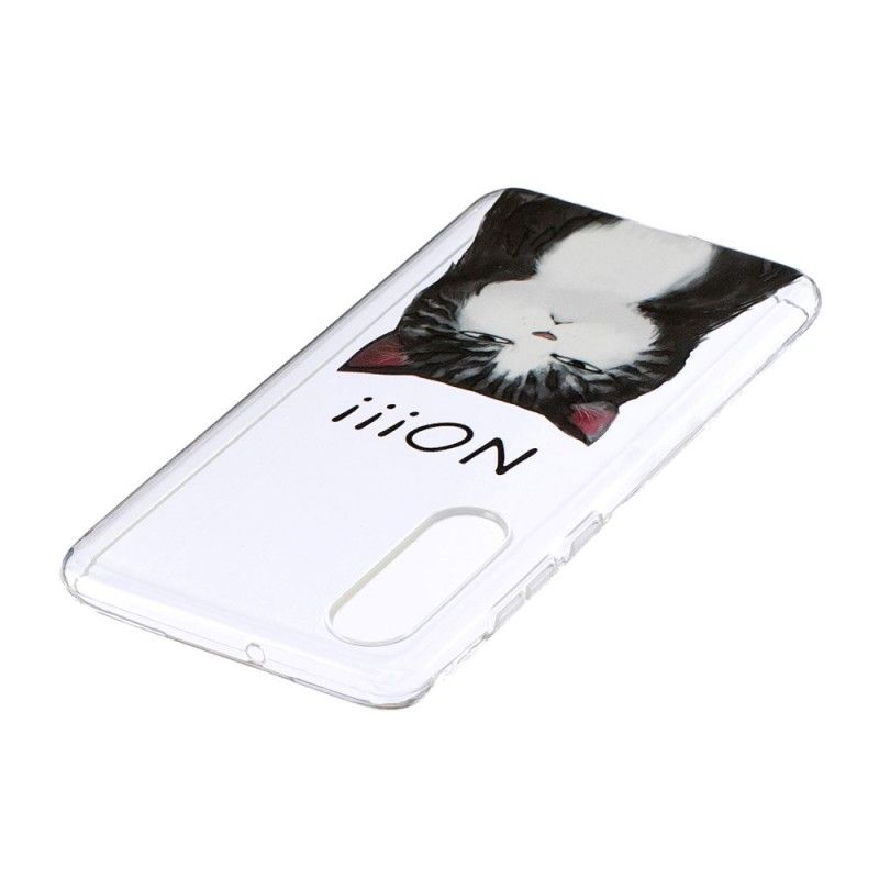 Hoesje voor Huawei P30 De Kat Die Nee Zegt