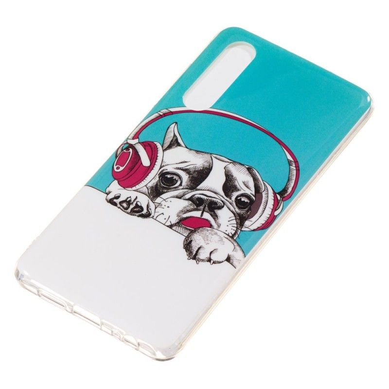 Hoesje voor Huawei P30 Fluorescerende Hond
