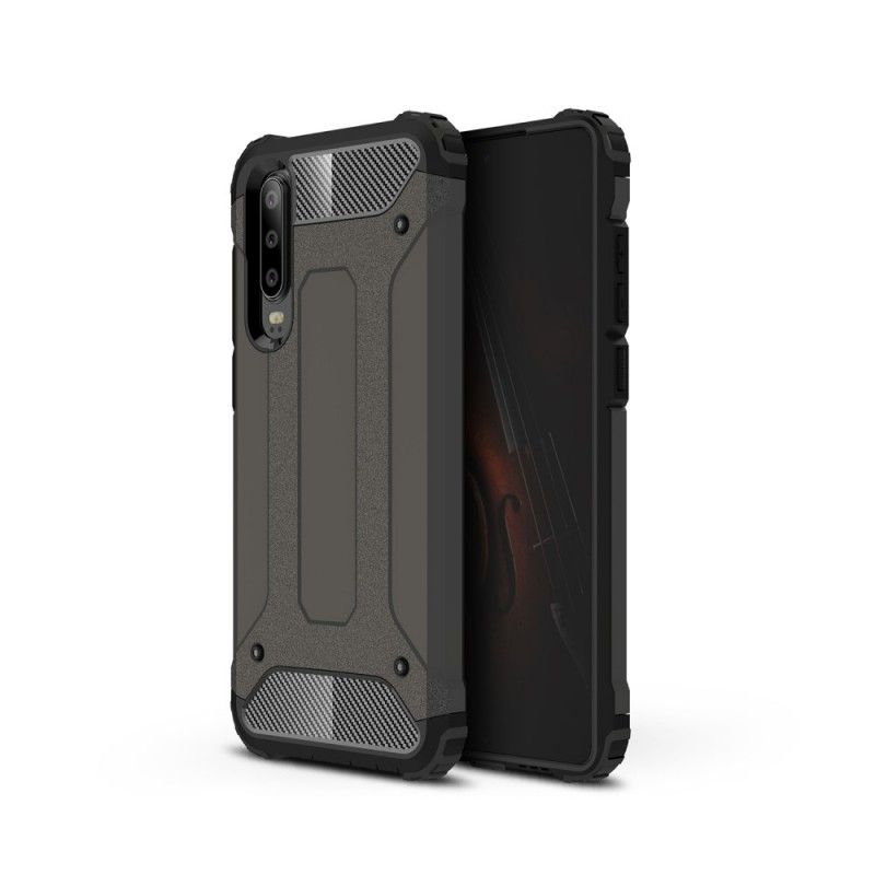 Hoesje voor Huawei P30 Rood Zwart Overlevende