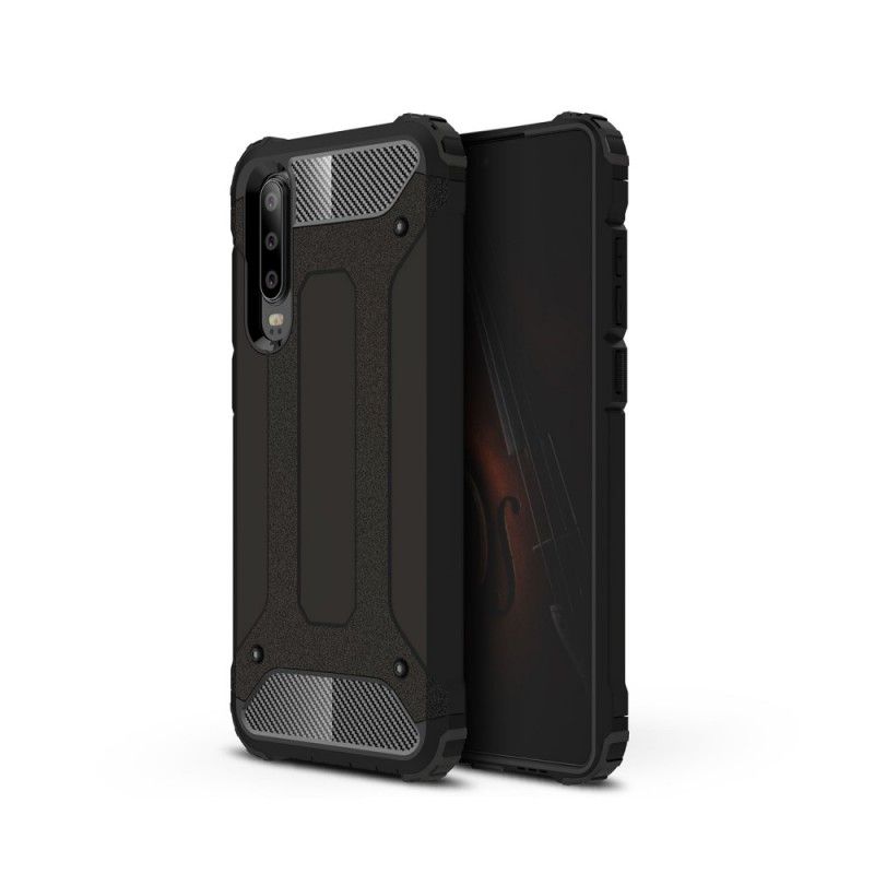 Hoesje voor Huawei P30 Rood Zwart Overlevende