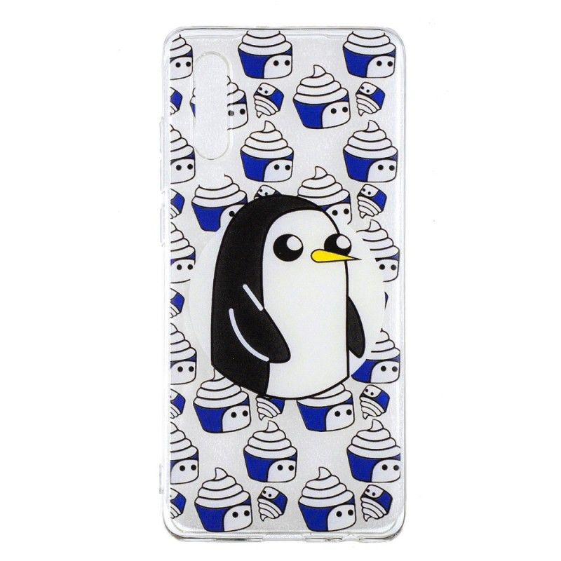 Hoesje voor Huawei P30 Transparante Pinguïns