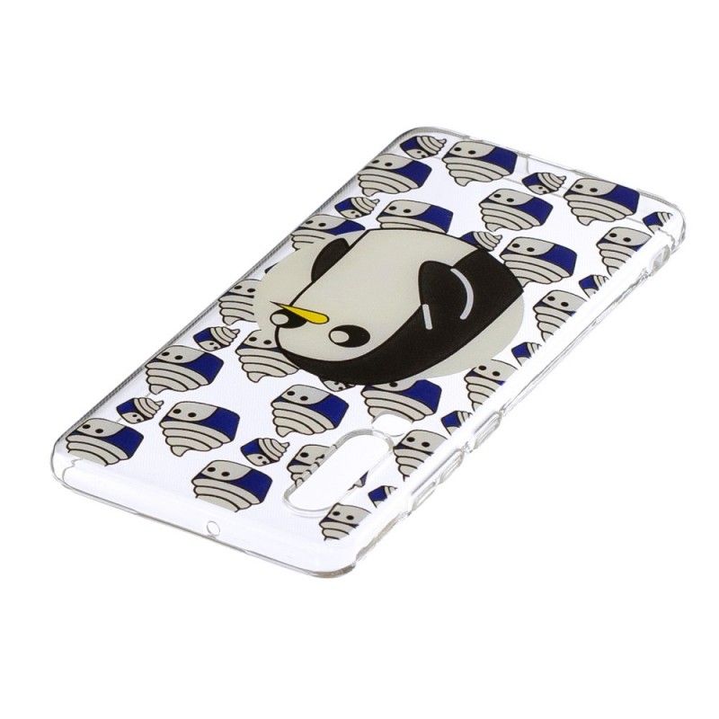 Hoesje voor Huawei P30 Transparante Pinguïns