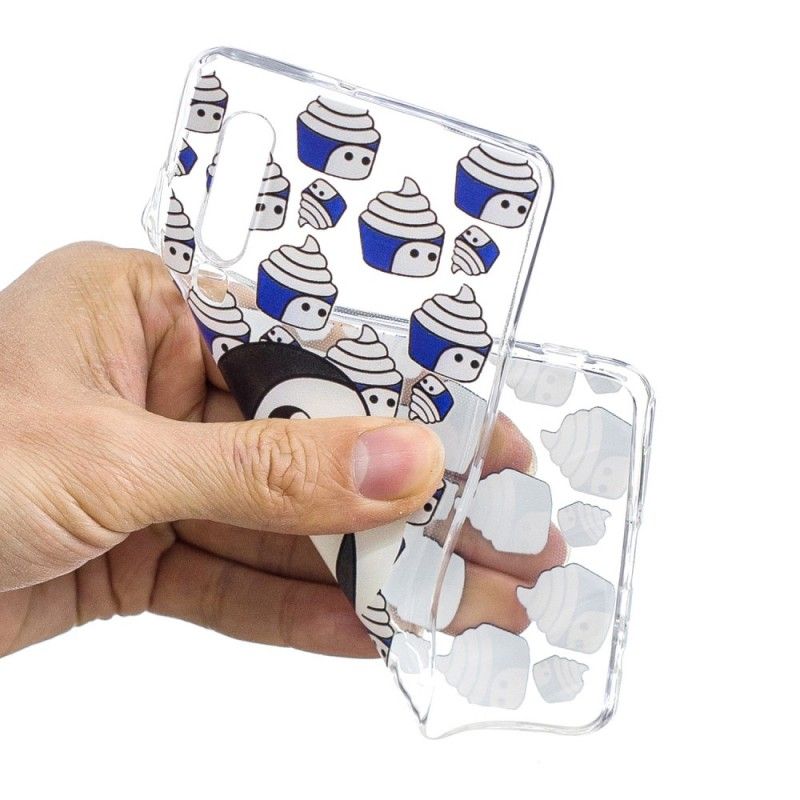 Hoesje voor Huawei P30 Transparante Pinguïns