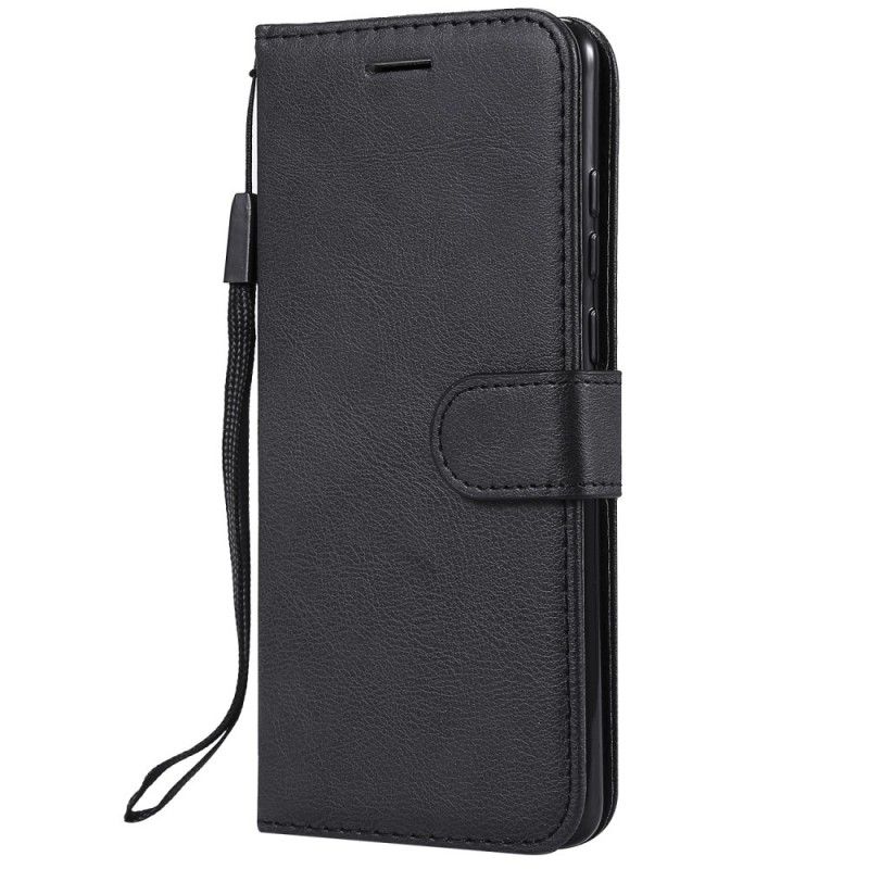 Leren Hoesje Huawei P30 Leereffect Met String