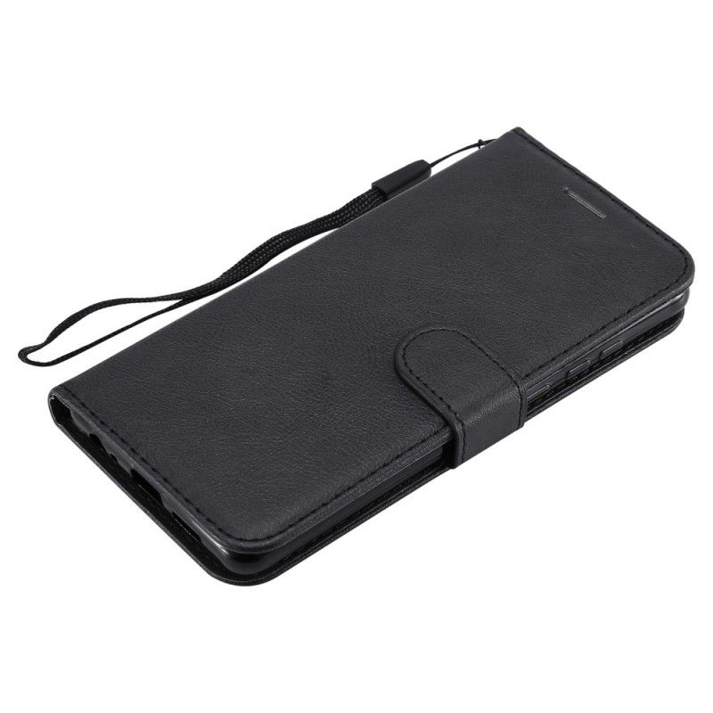 Leren Hoesje Huawei P30 Leereffect Met String