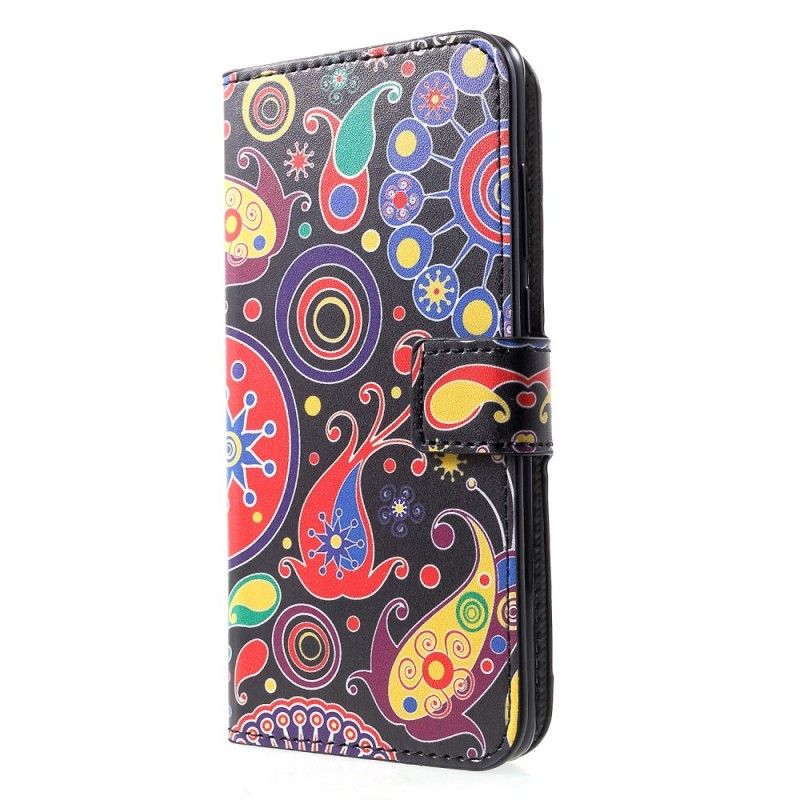 Leren Hoesje Huawei P30 Melkwegontwerp