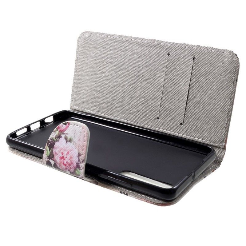 Leren Hoesje Huawei P30 Retro Eiffeltoren