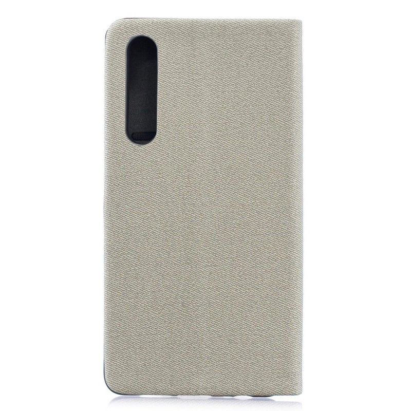Leren Hoesje Huawei P30 Telefoonhoesje Verticale Lijn