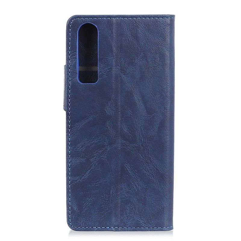 Leren Hoesje voor Huawei P30 Artistieke Knop